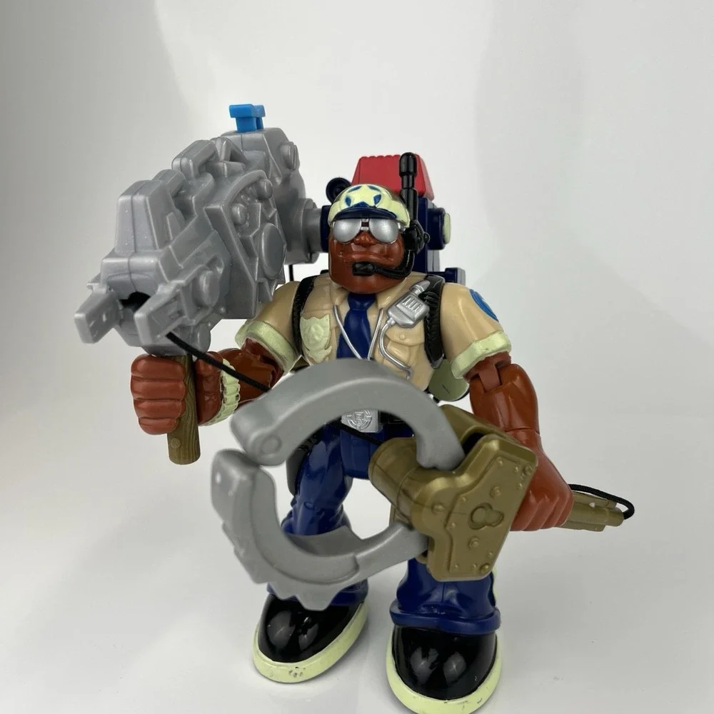 2000 Fisher Price Rescue Heroes Night Squad Police Officer Jake‎ Justice